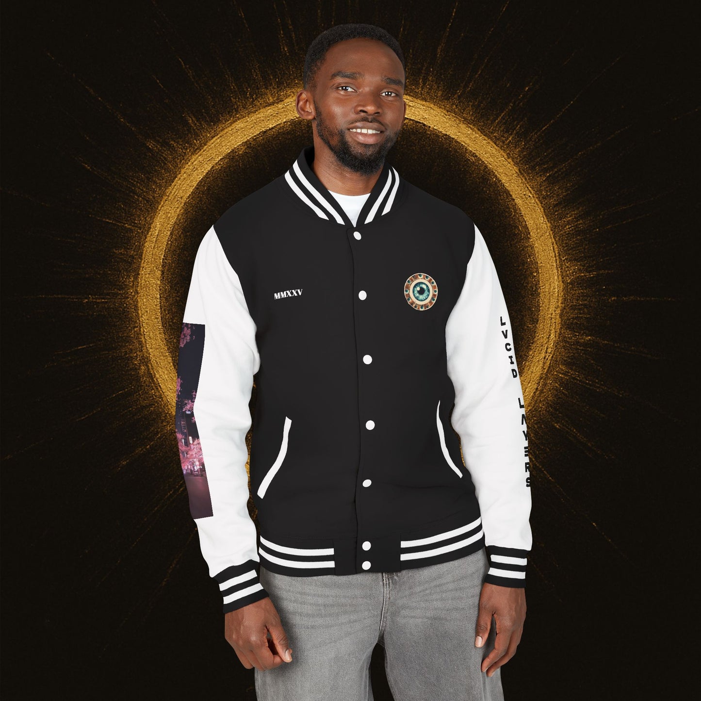 Chaotic Reverence Letterman Jacket